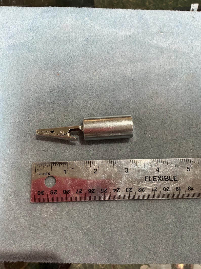 Alligator Ruler Weight With Alligator Clip—100g—tool for Kumihimo Braided Rope Loom - Etsy