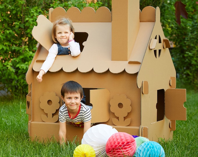 childrens cardboard playhouse