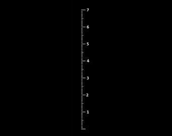 GROWTH CHART SVG | Growth Ruler Svg | Wall Ruler Svg | Growth Chart Ruler svg for Cricut | Growth Ruler Clipart