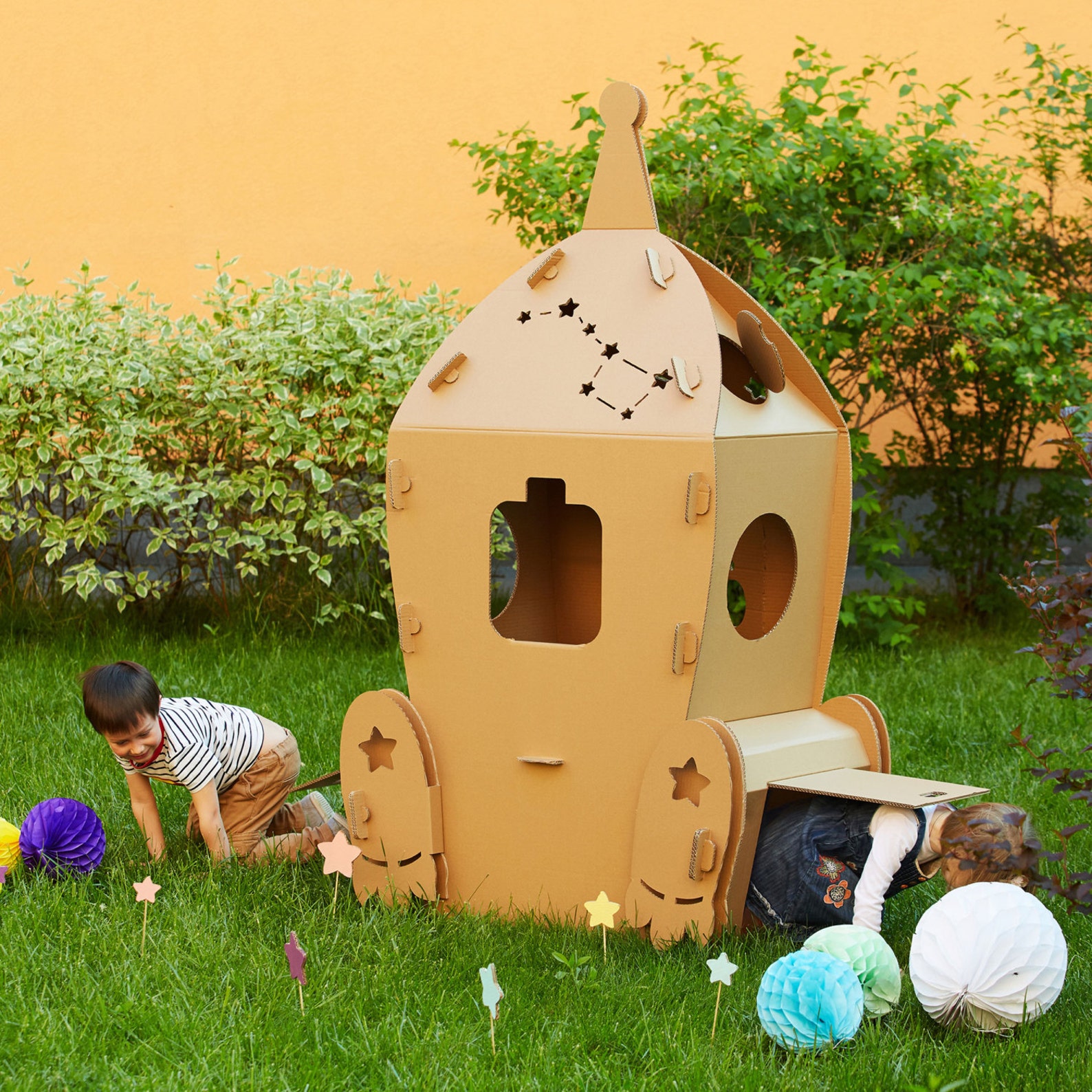 Cardboard Space Shuttle. Kids Spaceship Playhouse. Rocket Etsy Singapore