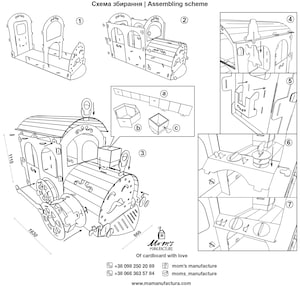 Personalized Train playhouse. Cardboard locomotive playhouse. Cardboard train playhouse image 3