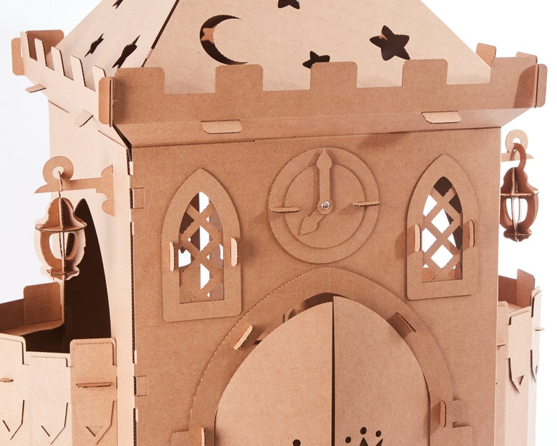 Personalized Pet furniture | Custom Cardboard Pet Fortress | Playhouse for Small Pet image 9