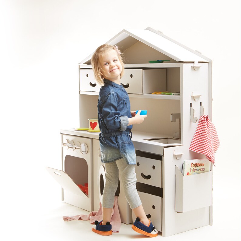 Kids Play Kitchen Montessori Educational Toy Waldorf Etsy