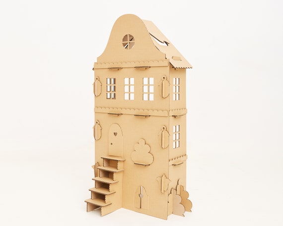 cardboard dollhouse