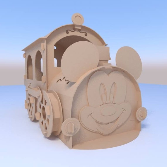cardboard train playhouse