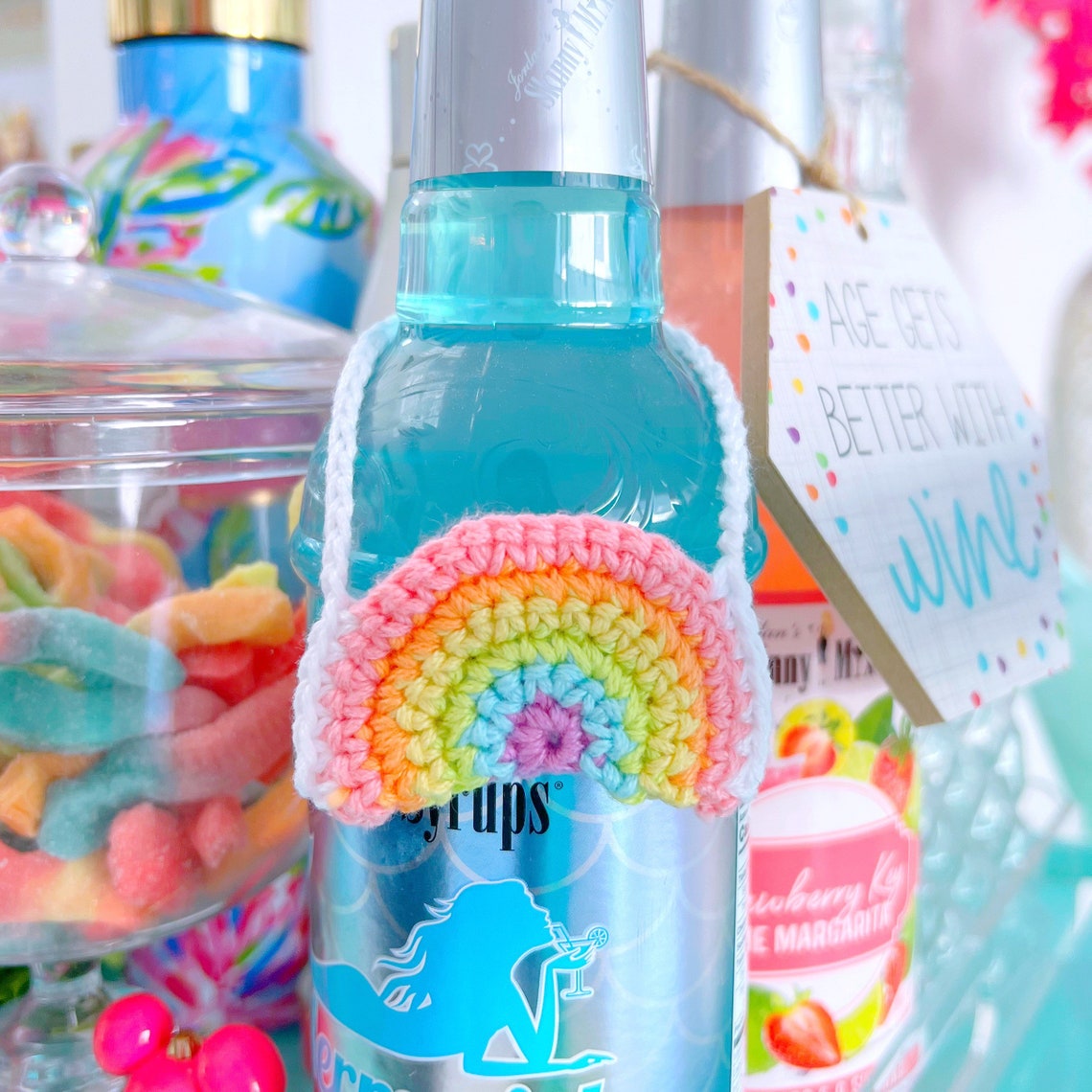 Rainbow Drops Picnic Bag