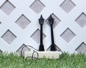 diy miniature lamp post
