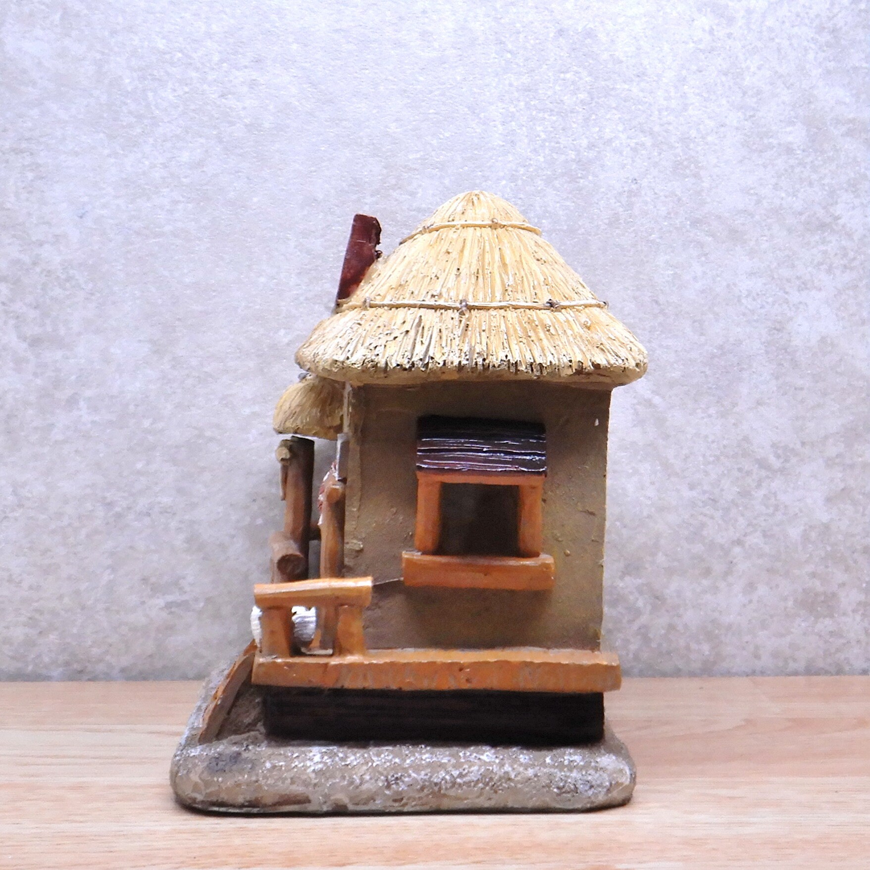 Mini Pool Tiki Bar with Straw Roof DA 30050625 Miniature Fairy Garden 