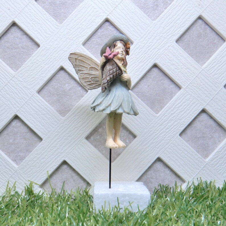 Terrarium Accessory Fairy Garden Miniatures Fairy World Garden Figurine Fairy Garden Fairy Catching Butterflies #0091WFG Fairy Molly