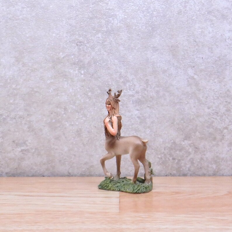 Medieval Bestiary Fairy Garden Miniatures Female Centaur Enchanted Forest #55613MDI Mythological Creature Figurine Centauresses