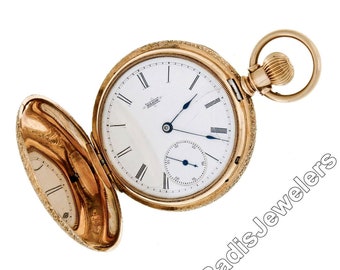 1916 Waltham 14K Solid Yellow Gold Größe 0 Grade 110 Frauen 1916 Waltham 14K Solid Yellow Gold Größe 0 Grade 110 Frauen