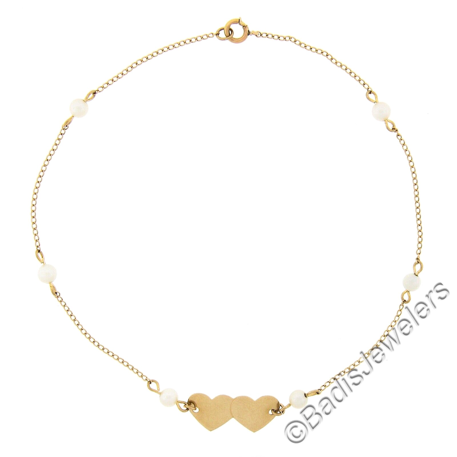 14 kt online yellow gold anklet