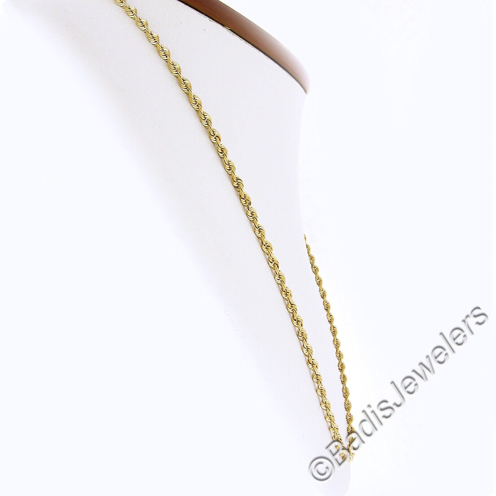 Designer Classic Michael Anthony 14K Yellow Gold Long 20.5 2.7mm