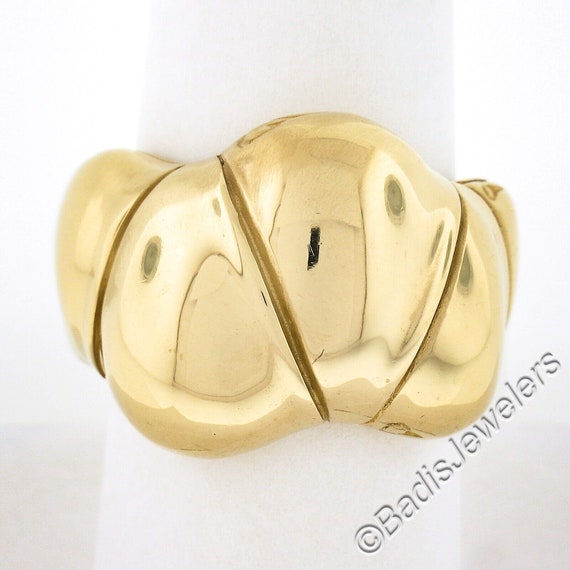 Estate Designer John Hardy 18k Yellow Gold Bamboo… - image 3