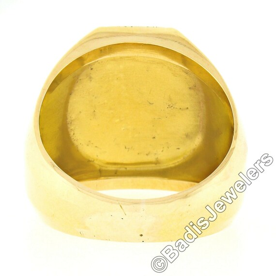Vintage Men's/Unisex Solid 14k Two Tone Yellow an… - image 9
