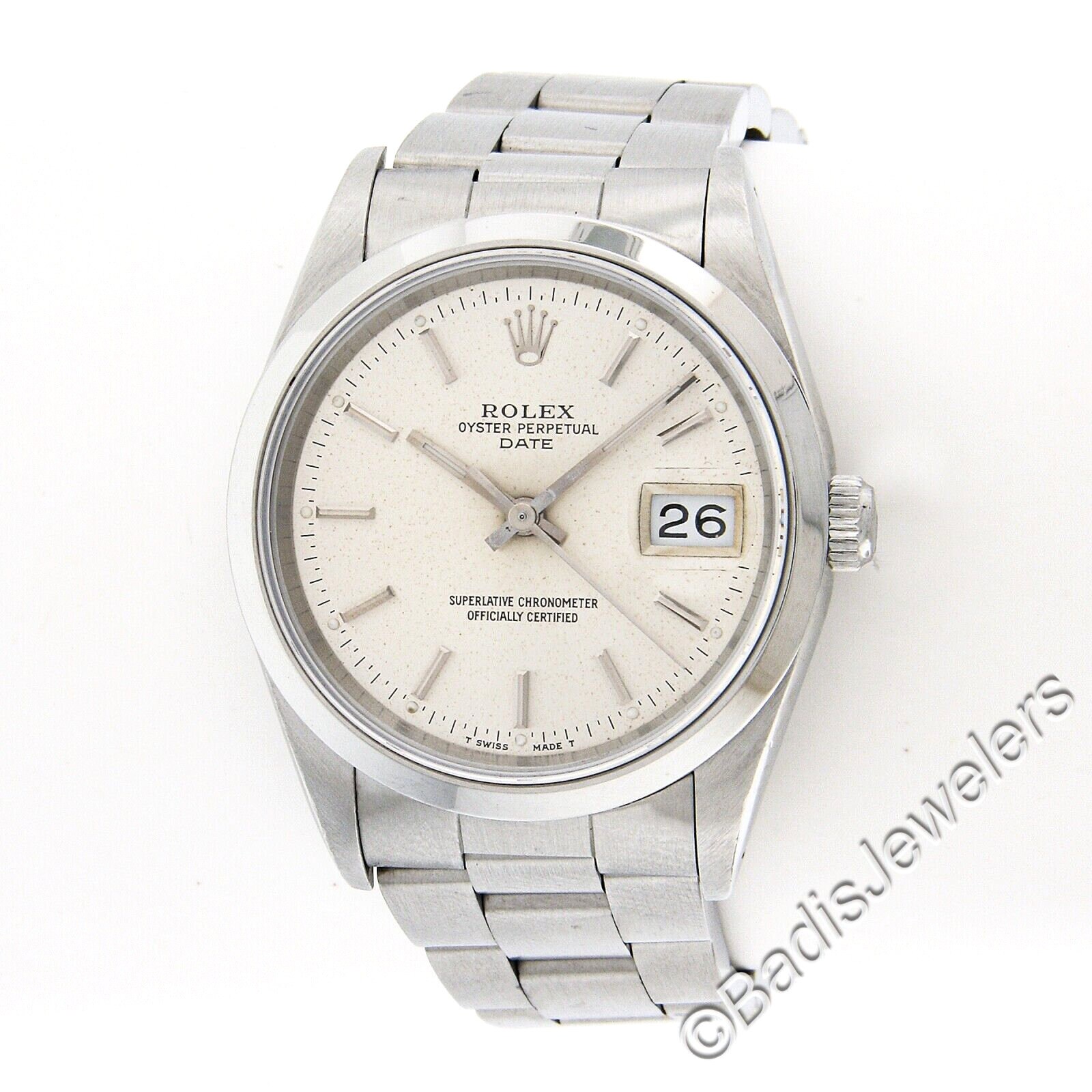 Vintage Rolex Oyster Perpetual Date Stainless Steel 34mm Wrist Watch Ref. 15200 in Excellent Condition Etsy Canada