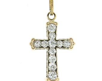 Old Cross Pendant - Etsy