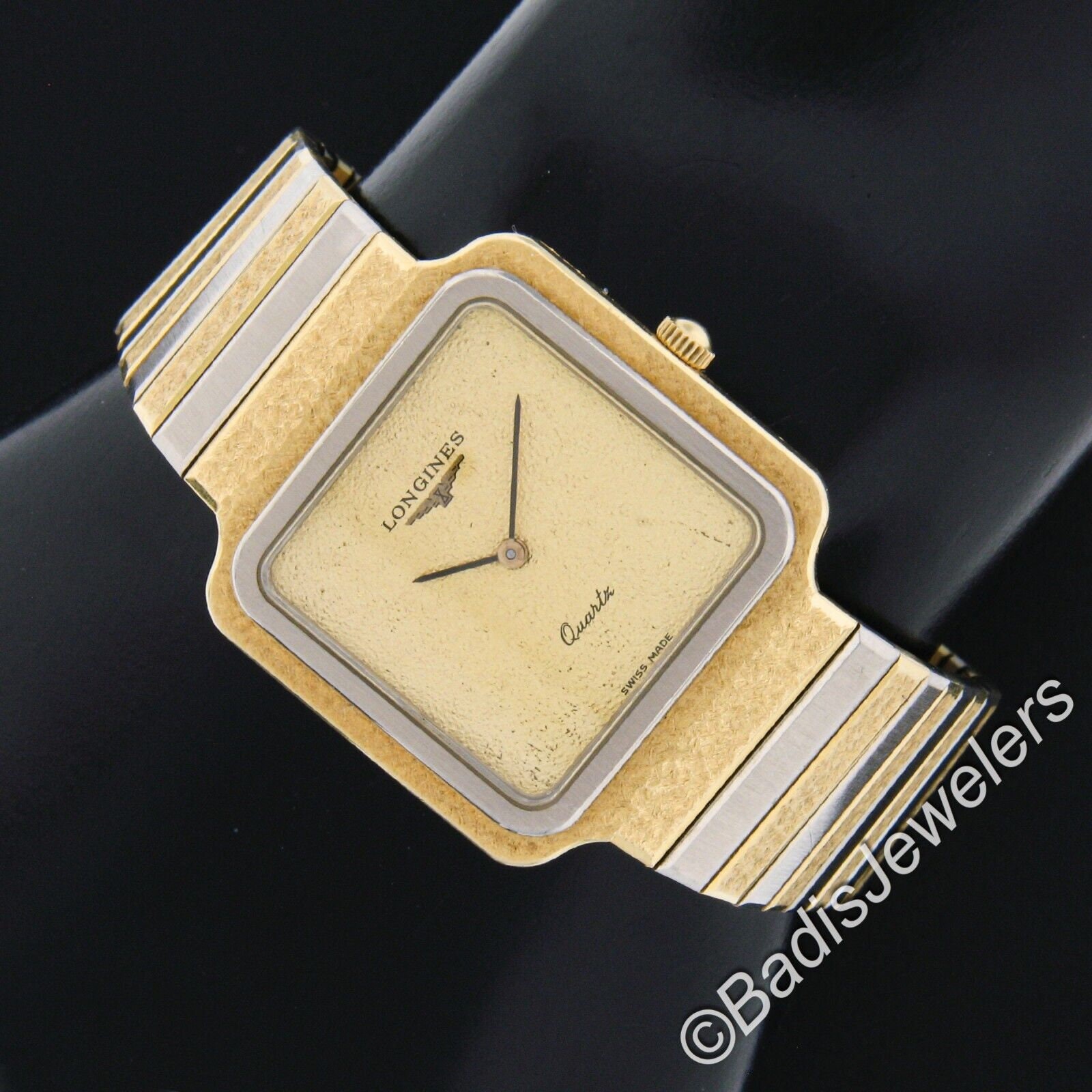 ヴィンテージ ロンジン 18K ツートンゴールド 28 mm スクエア ヴィンテージ ロンジン 18K ツートンゴールド 28 mm スクエア