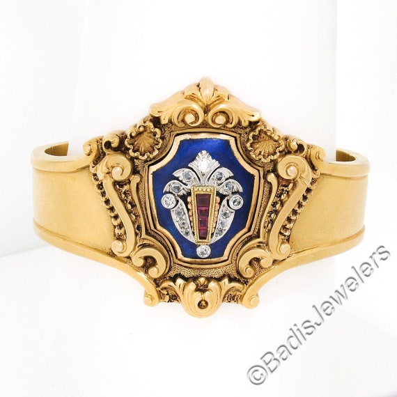 Magnificent European Antique Victorian 18k Yellow 