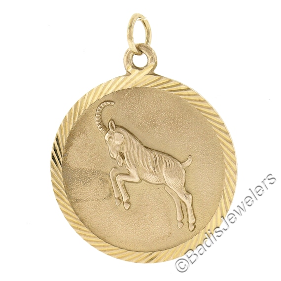 9ct gold shop zodiac pendants