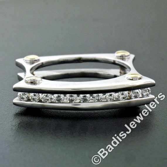 デザイン　リング Stacked Inlay Signet (Onyx & Diamond) | J.Hannah Jewelry