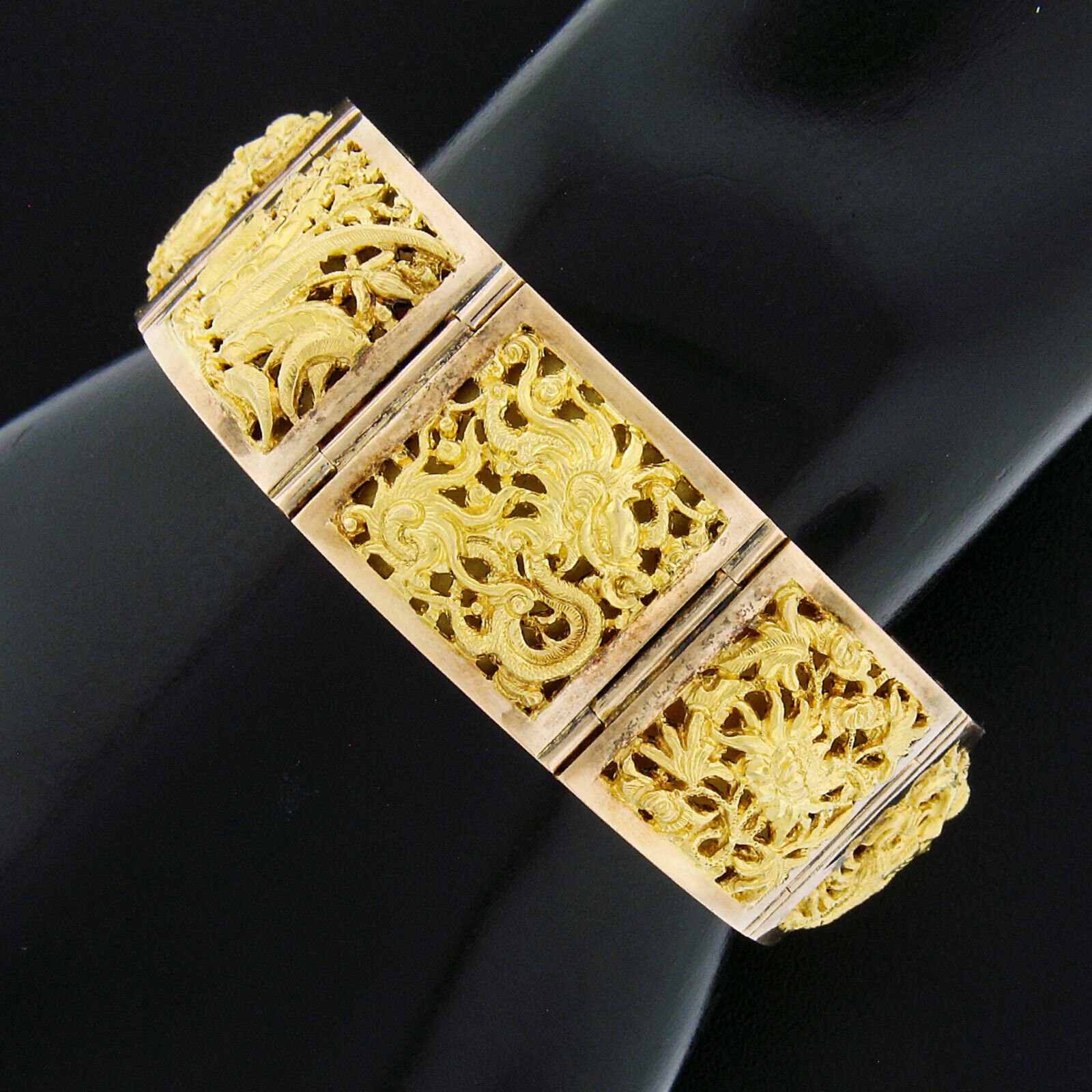 エレガント ゴールド バングル 2点セット】random grain bangle silver×gold | eclacoco