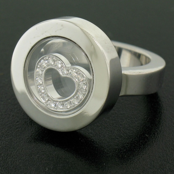 Chopard heart ring floating diamonds clearance