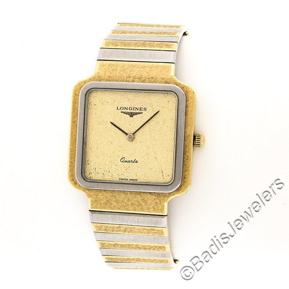ヴィンテージ ロンジン 18K ツートンゴールド 28 mm スクエア ヴィンテージ ロンジン 18K ツートンゴールド 28 mm スクエア