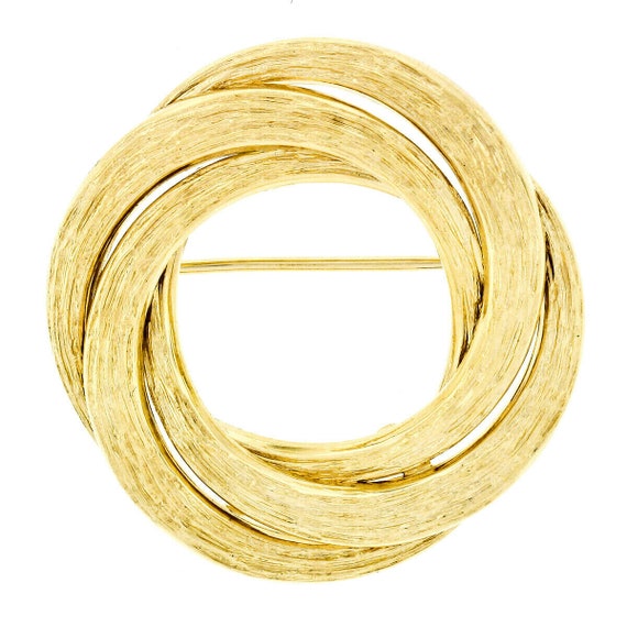 Vintage German 14k Yellow Gold Detail Tree Branch