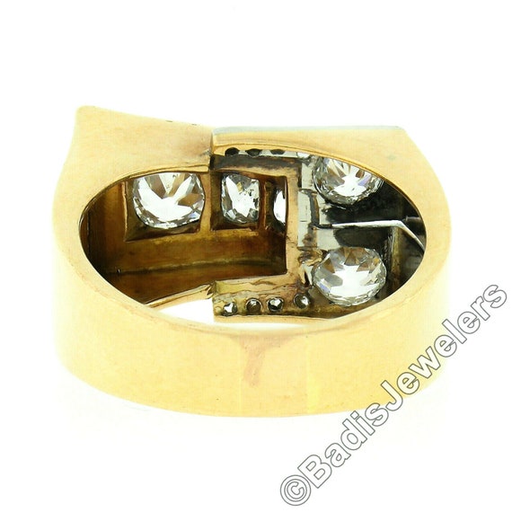 Unisex Antique Victorian 18k Yellow Gold & Platin… - image 9