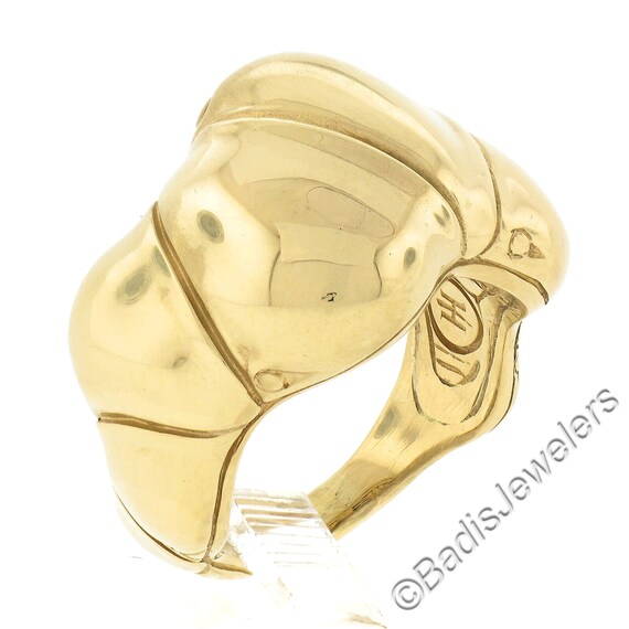 Estate Designer John Hardy 18k Yellow Gold Bamboo… - image 4