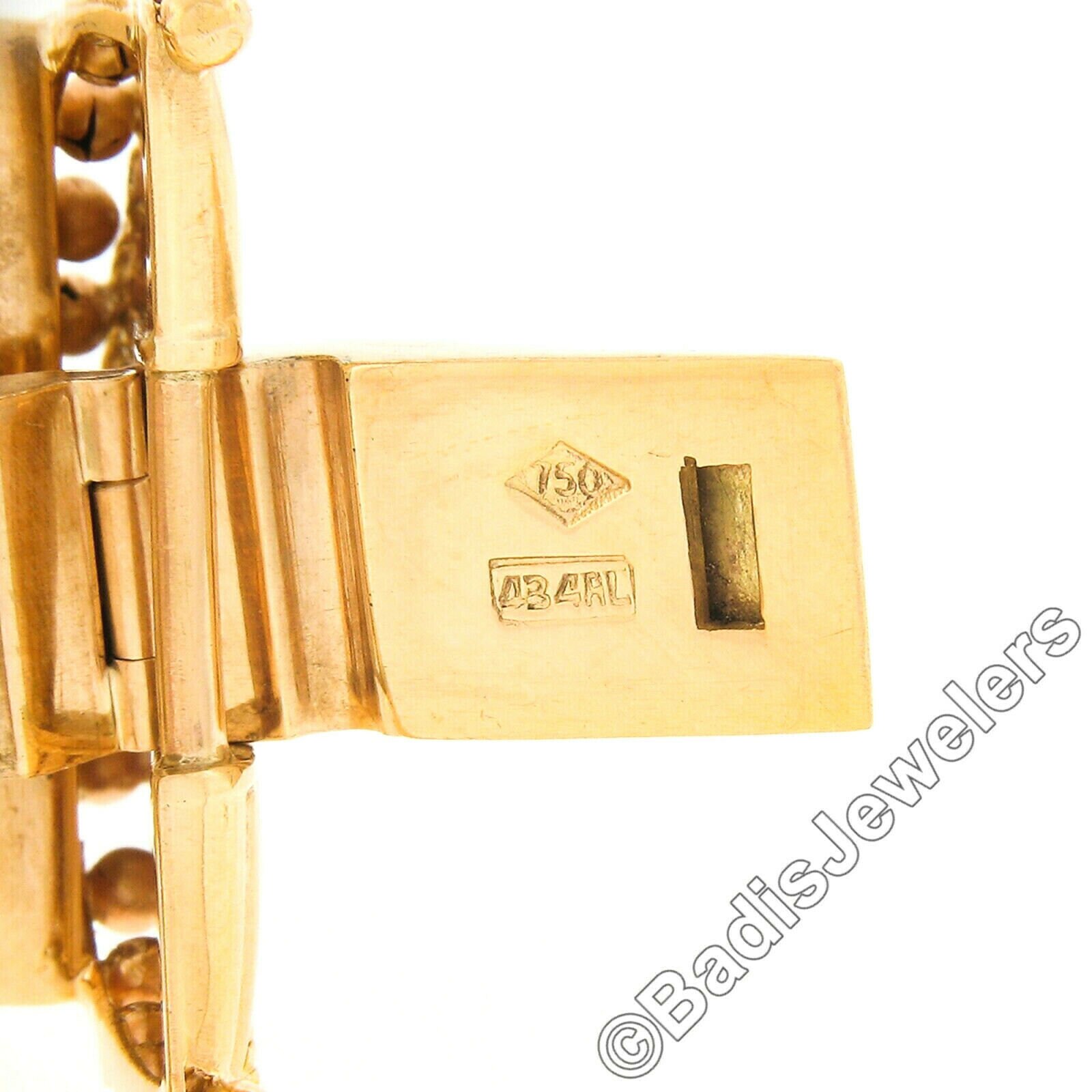 Cartier ECROU DE Bracelet 18K Yellow Gold 750 size18