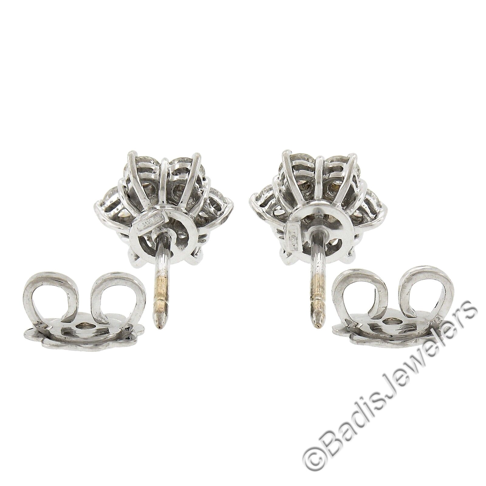 Solid 18k White Gold 0.80ctw Round Brilliant Prong Diamond Solid 18k White Gold 0.80ctw Round Brilliant Prong Diamond