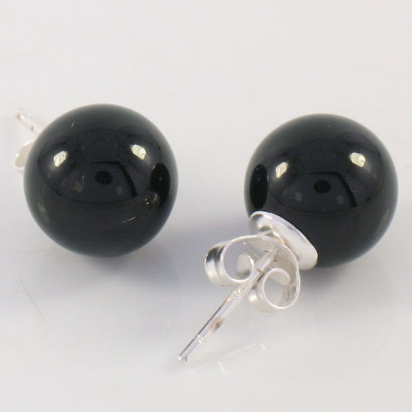 Black Onyx Earrings Etsy