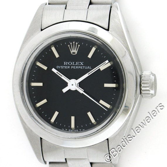 1981 Ladies Stainless Steel Rolex Datejust 26mm Oyster Bracelet Watch Ref. 6718 Etsy Canada