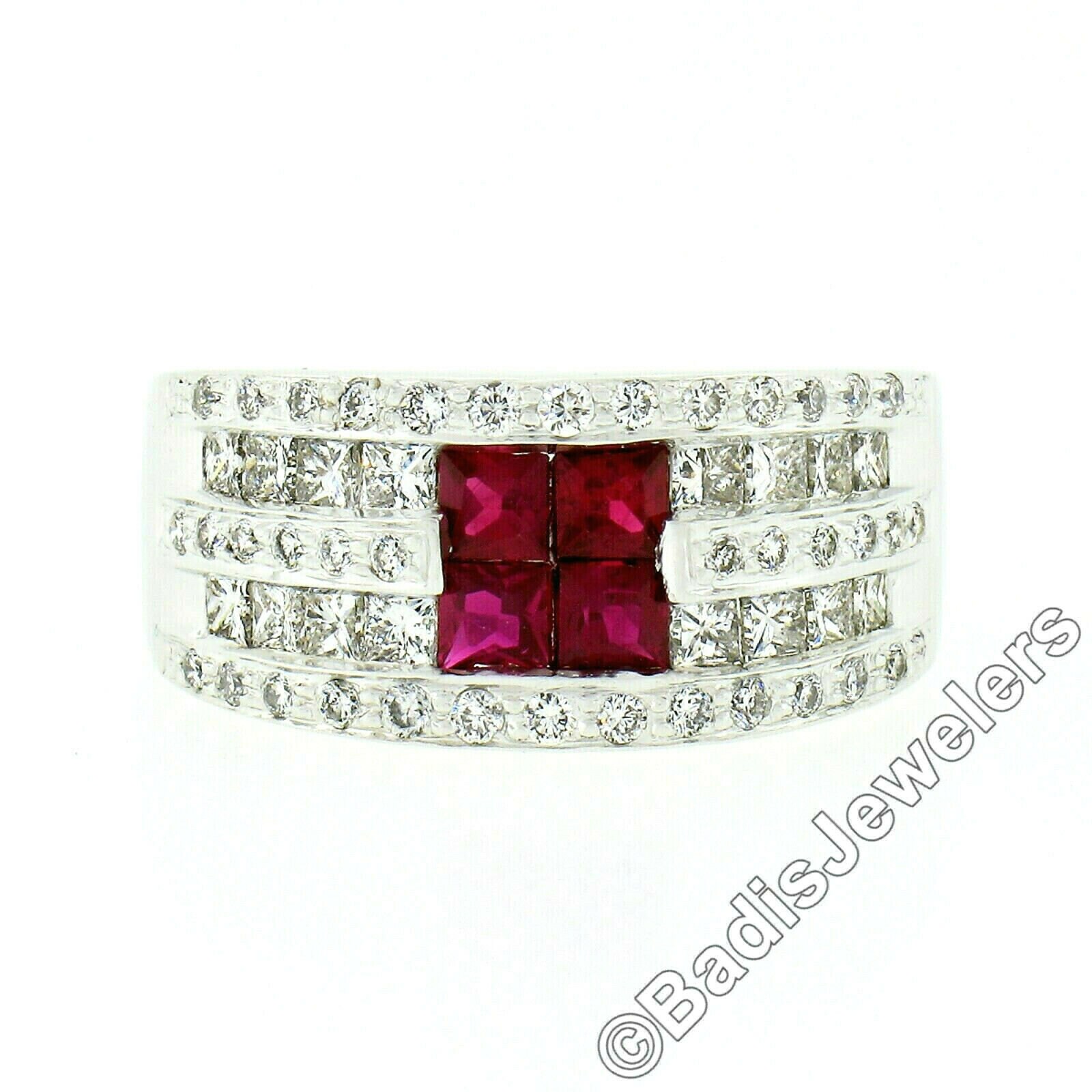 Pt900＆18K デザインリング✴︎used✴︎ 0.356ct Diamond Ring K18 White Gold PT900 6.6g | eBay