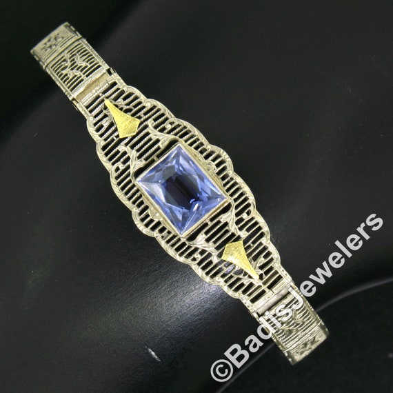 アクセサリー Vintage Bracelet/Made in Itaiy 925 Sterling Silver Vintage Italy Box Link Bracelet 7.75