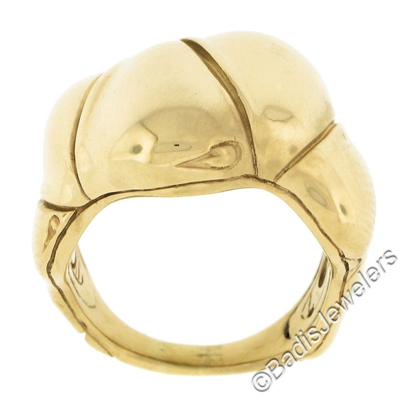 Estate Designer John Hardy 18k Yellow Gold Bamboo… - image 2