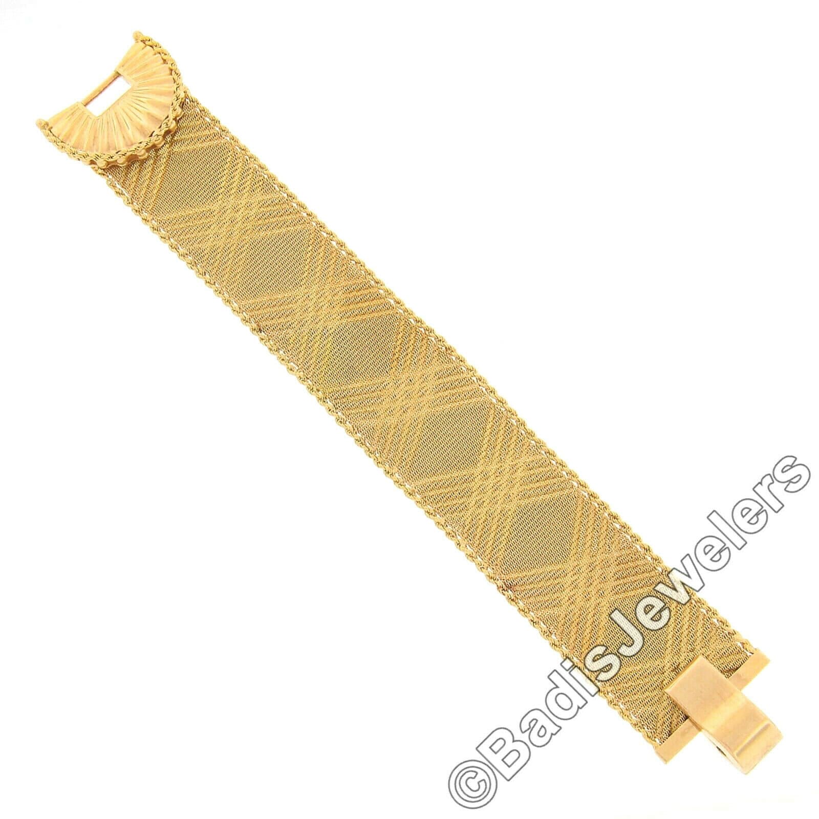 【ファッション通販】の商品をすべて Vintage Italian 18K Yellow Gold 7.25 イエローゴールド