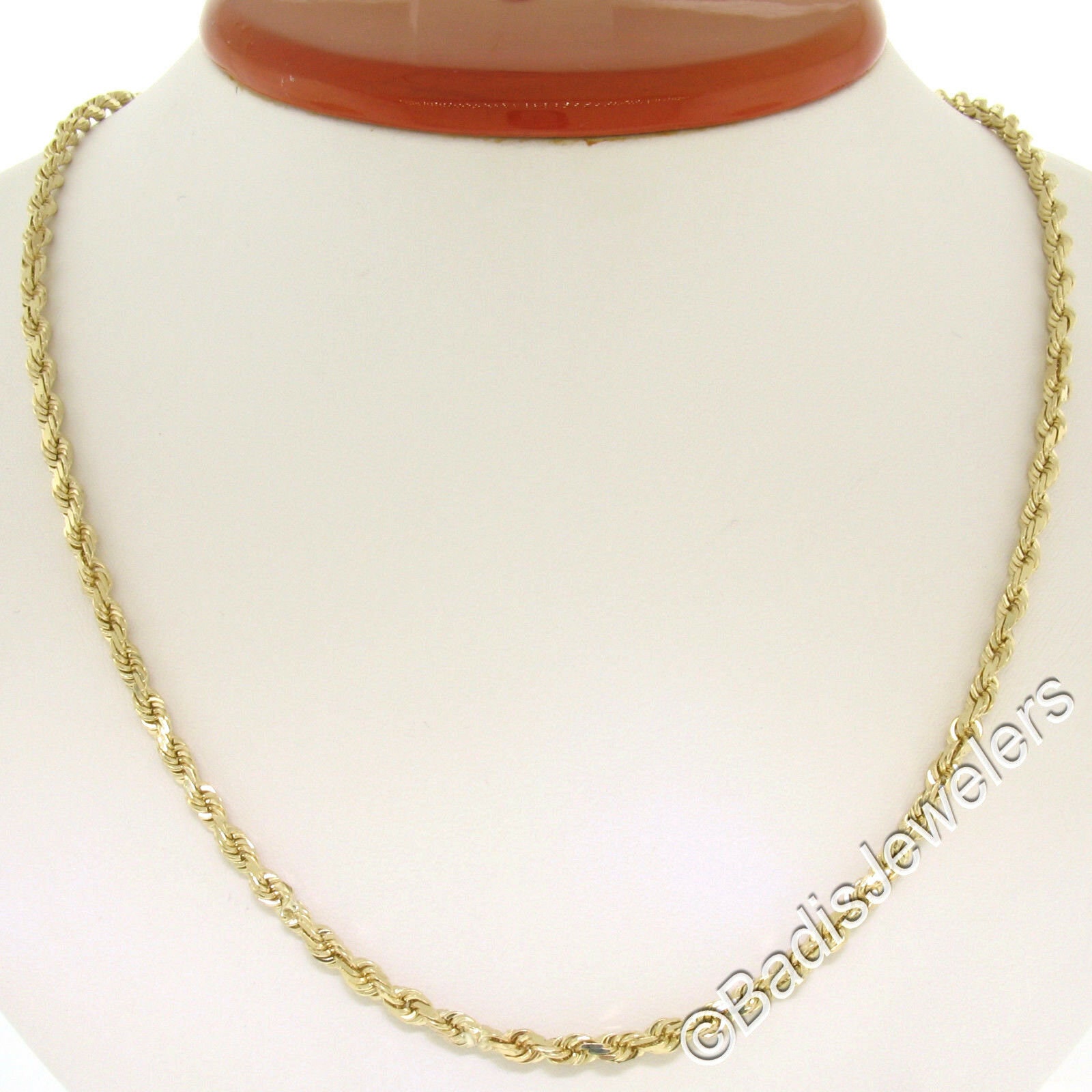 New Unisex 14K Yellow Gold Heavy 19 