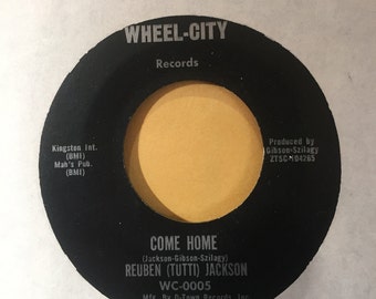 Reuben Tutti Jackson Come Home b/w I Can Say Baby Vinyl Soul 45 rpm Record