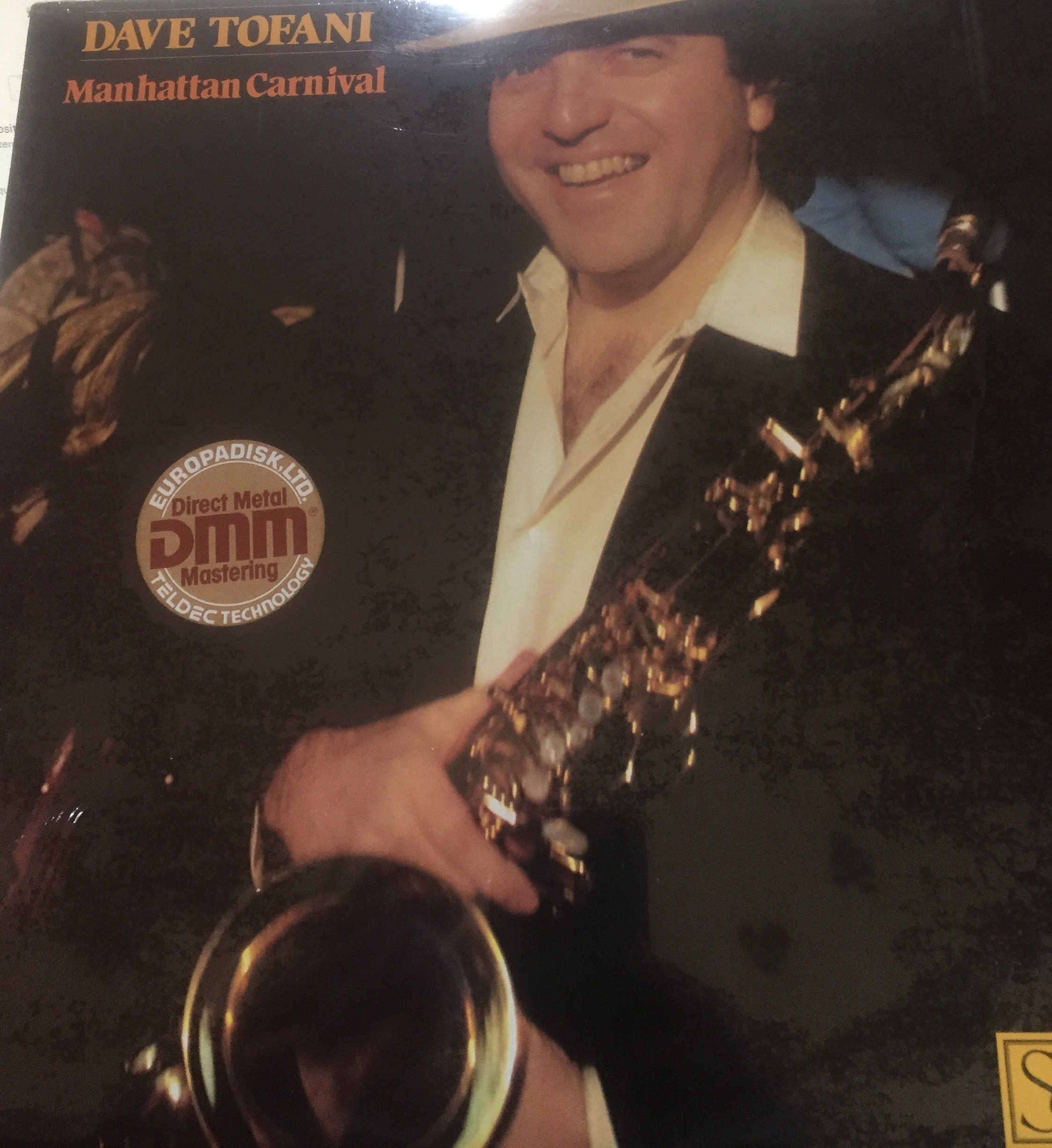 レコード　Dave Tofani　 Manhattan Carnival Dave Tofani – Manhattan Carnival – Vinyl (LP), 1982 [r3336943