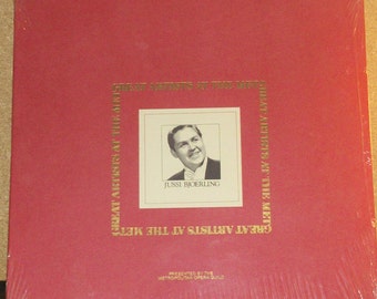 Jussi Bjoerling Great Artists At The Met Sealed Vinyl Classical Record Album