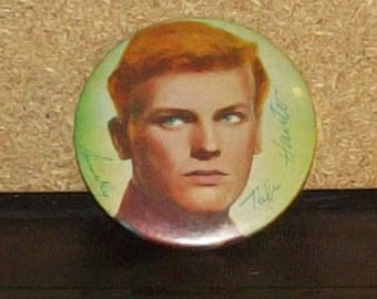 Vintage 1960's Tab Hunter Pinback Button