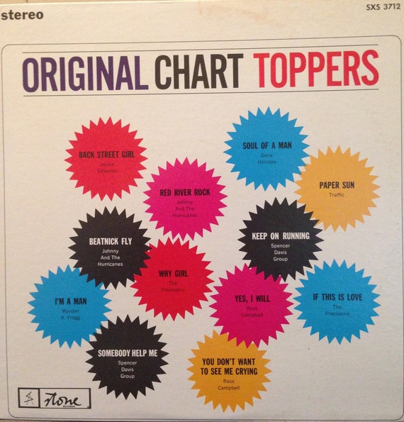 Original Chart V/A Rock Soul Record Album Johnny - Etsy