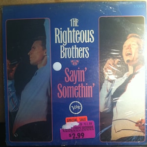 The Righteous Brothers Sayin Somethin Sealed Vinyl Rock Record Album