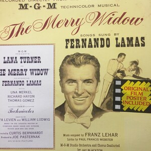 Fernando Lamas The Merry Widow Vinyl Soundtrack Record Album