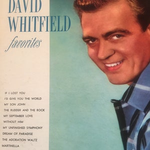 David Whitfield Favorites Vinyl Pop Record Album