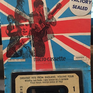 Greatest Hits From England Vol. 3 Sealed Rock Cassette Tape