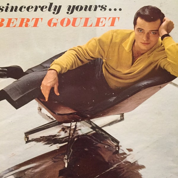 Robert Goulet Sincerely Yours Vinyl Pop Record Album
